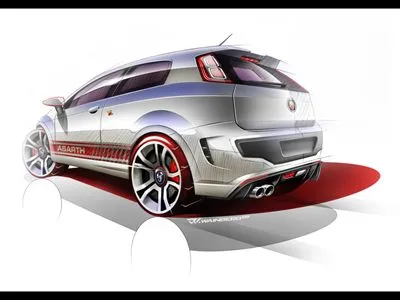 2010 Abarth Punto Evo Prints and Posters