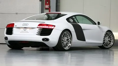2009 Wheelsandmore Audi R8 16oz Frosted Beer Stein
