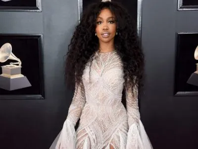 SZA White Water Bottle With Carabiner