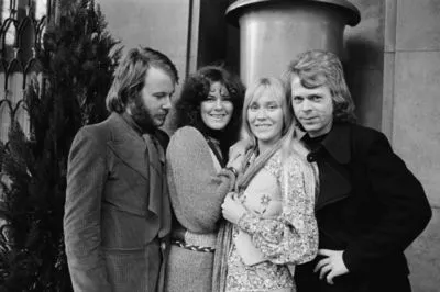 ABBA Women's Deep V-Neck TShirt