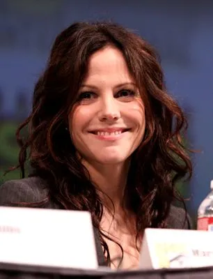 Mary-Louise Parker White Water Bottle With Carabiner