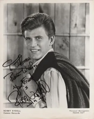 Bobby Rydell White Water Bottle With Carabiner