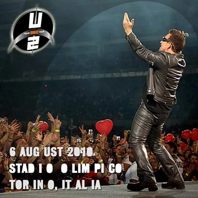 U2 Men's TShirt