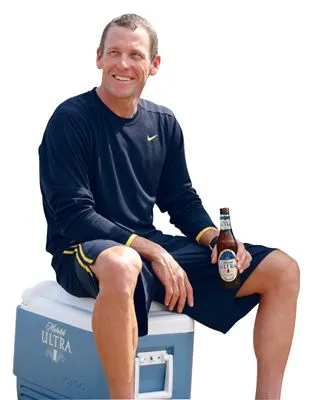 Lance Armstrong 11oz Colored Rim & Handle Mug