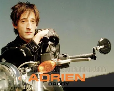 Adrien Brody White Water Bottle With Carabiner