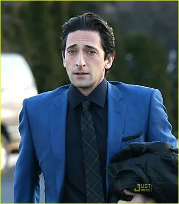 Adrien Brody White Water Bottle With Carabiner