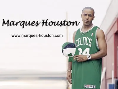 Marques Houston White Water Bottle With Carabiner