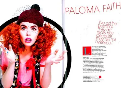 Paloma Faith 11oz Colored Rim & Handle Mug