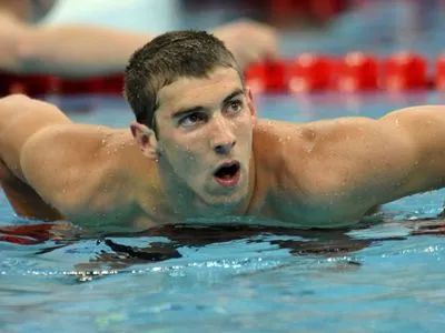 Michael Phelps 11oz Colored Rim & Handle Mug
