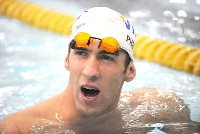 Michael Phelps 11oz Colored Rim & Handle Mug