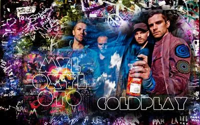 Coldplay Mens Pullover Hoodie Sweatshirt