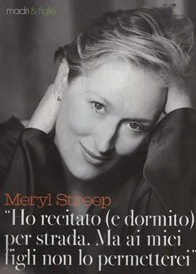 Meryl Streep Men's Heavy Long Sleeve TShirt