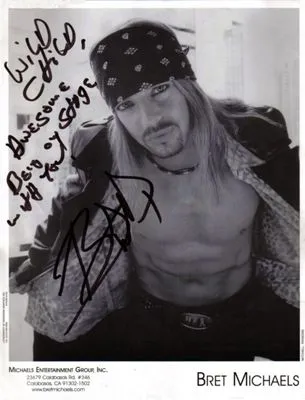 Bret Michaels White Water Bottle With Carabiner