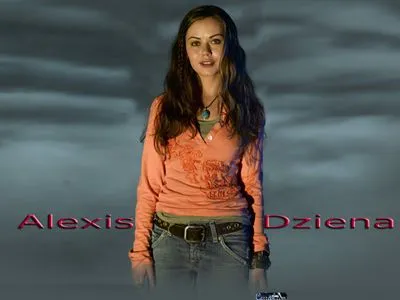 Alexis Dziena White Water Bottle With Carabiner