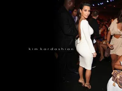 Kim Kardashian Women's Deep V-Neck TShirt