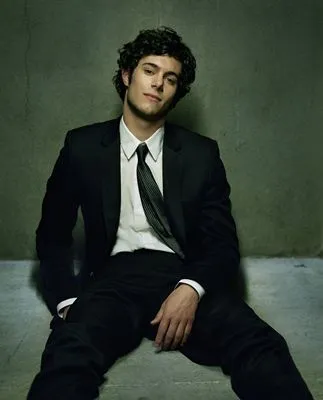 Adam Brody White Water Bottle With Carabiner