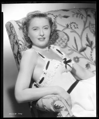 Barbara Stanwyck White Water Bottle With Carabiner