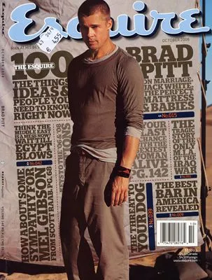 Brad Pitt 11oz Metallic Silver Mug