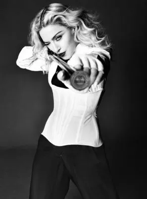 Madonna Women's Deep V-Neck TShirt