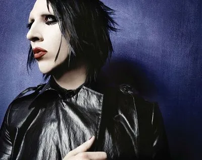 Marilyn Manson Women's Deep V-Neck TShirt