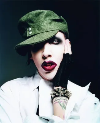 Marilyn Manson Men's V-Neck T-Shirt