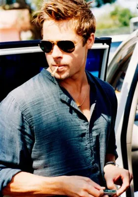 Brad Pitt Men's Heavy Long Sleeve TShirt