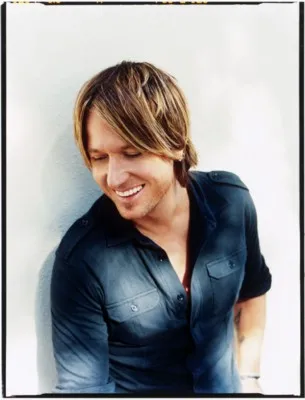 Keith Urban White Water Bottle With Carabiner