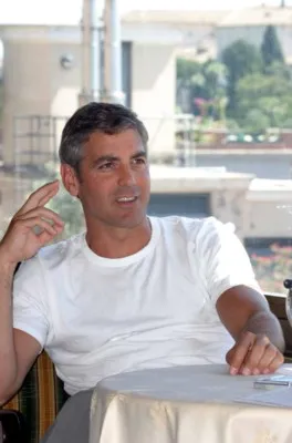 George Clooney 11oz Colored Rim & Handle Mug
