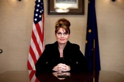 Sarah Palin 11oz Colored Rim & Handle Mug