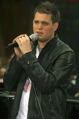 Michael Buble White Water Bottle With Carabiner