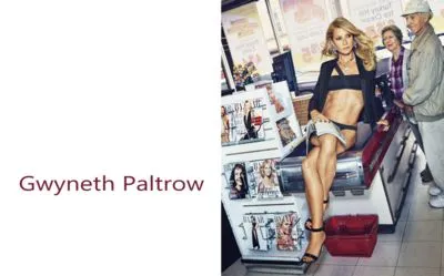Gwyneth Paltrow Women's Junior Cut Crewneck T-Shirt