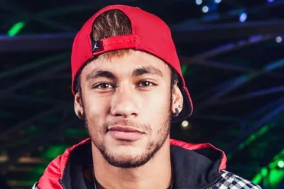 Neymar White Water Bottle With Carabiner