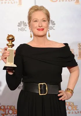 Meryl Streep White Water Bottle With Carabiner