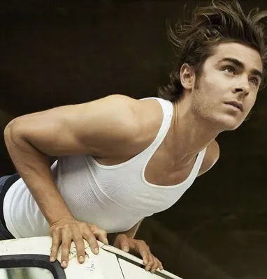 Zac Efron White Water Bottle With Carabiner