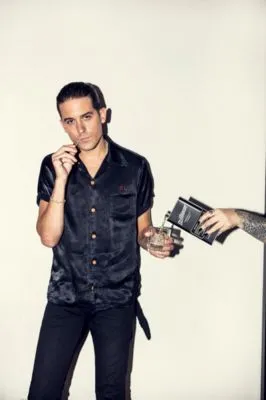 G-Eazy White Water Bottle With Carabiner