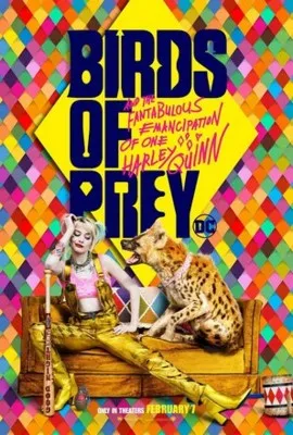 Birds of Prey: And the Fantabulous Emancipation of One Harley Quinn (2020) White Water Bottle With Carabiner