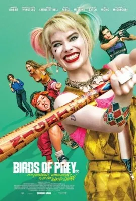 Birds of Prey: And the Fantabulous Emancipation of One Harley Quinn (2020) White Water Bottle With Carabiner