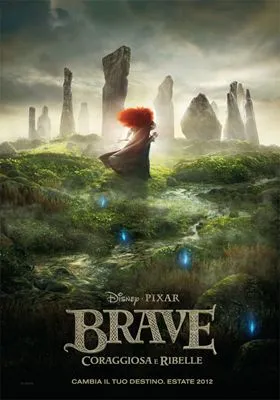 Brave (2012) White Water Bottle With Carabiner
