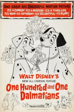 One Hundred and One Dalmatians (1961) Poster