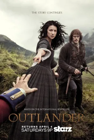 Outlander (2014) White Water Bottle With Carabiner
