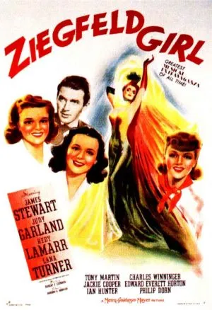 Ziegfeld Girl (1941) White Water Bottle With Carabiner