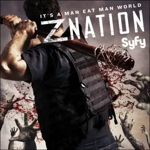 Z Nation (2014) White Water Bottle With Carabiner