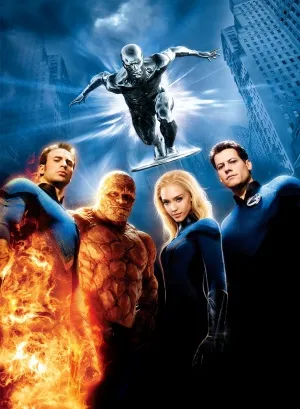 4: Rise of the Silver Surfer (2007) Poster