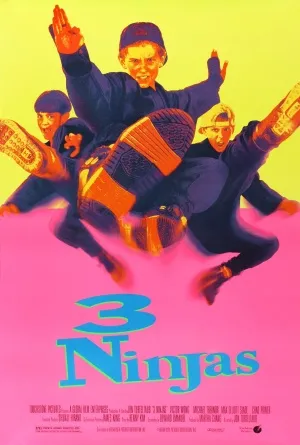 3 Ninjas (1992) 16oz Frosted Beer Stein