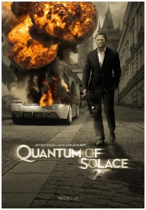 Quantum of Solace (2008) Men's V-Neck T-Shirt