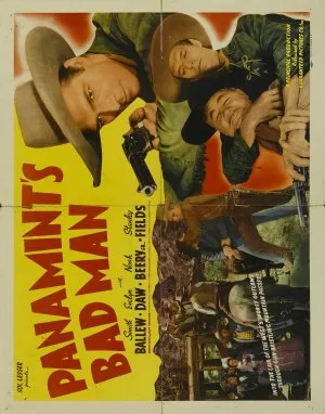 Panamints Bad Man (1938) White Water Bottle With Carabiner