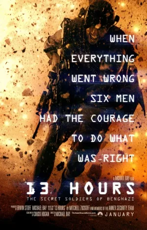 13 Hours: The Secret Soldiers of Benghazi (2016) Men's TShirt