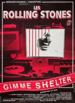 Gimme Shelter (1970) White Water Bottle With Carabiner