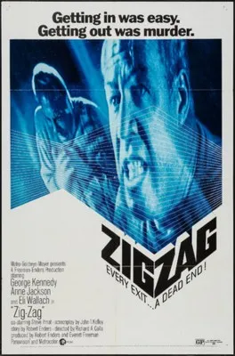 Zigzag (1970) White Water Bottle With Carabiner