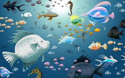 Underwater World Poster